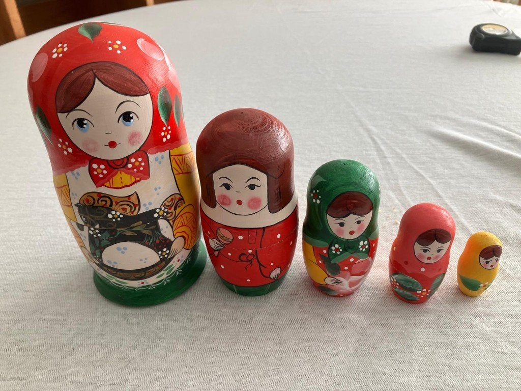 Matroesjka poppetjes, Ophalen, Zo goed als nieuw