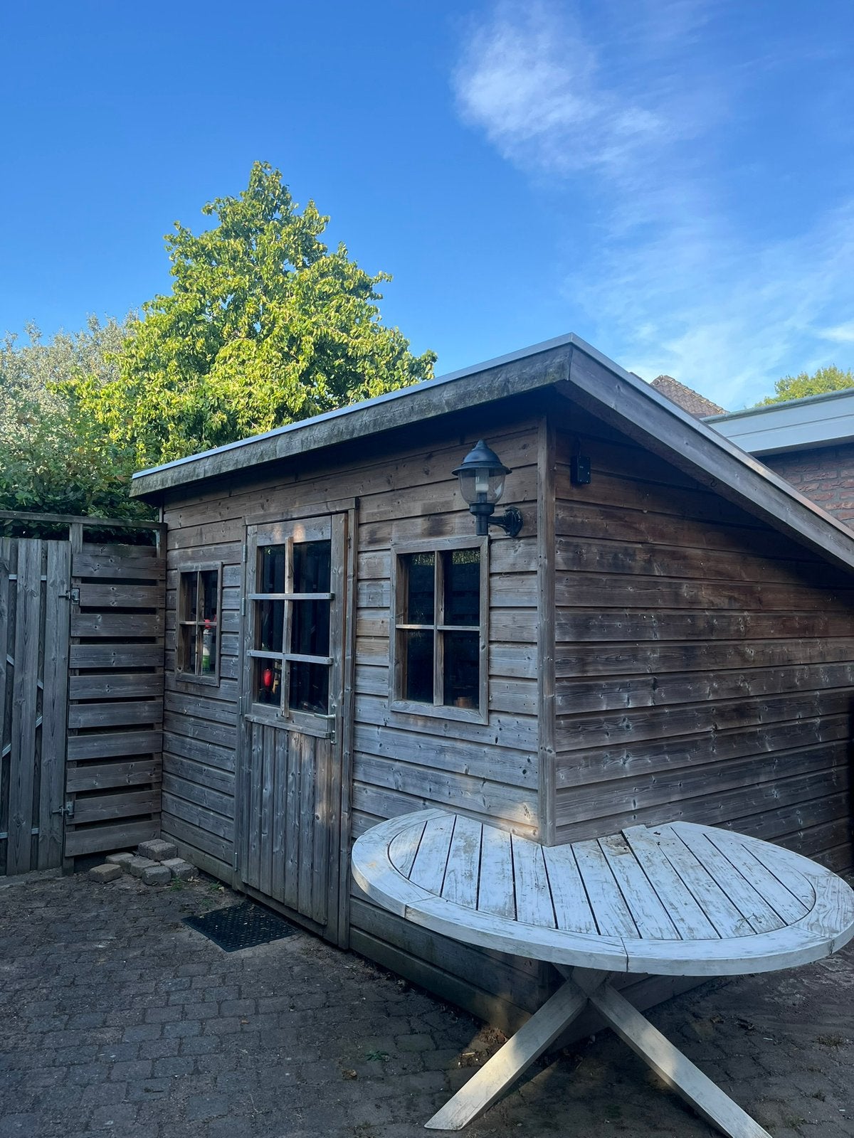 Tuinhuis / houten schuur 2,50x3,50m, Ophalen, Gebruikt, 250 tot 500 cm, Schuur