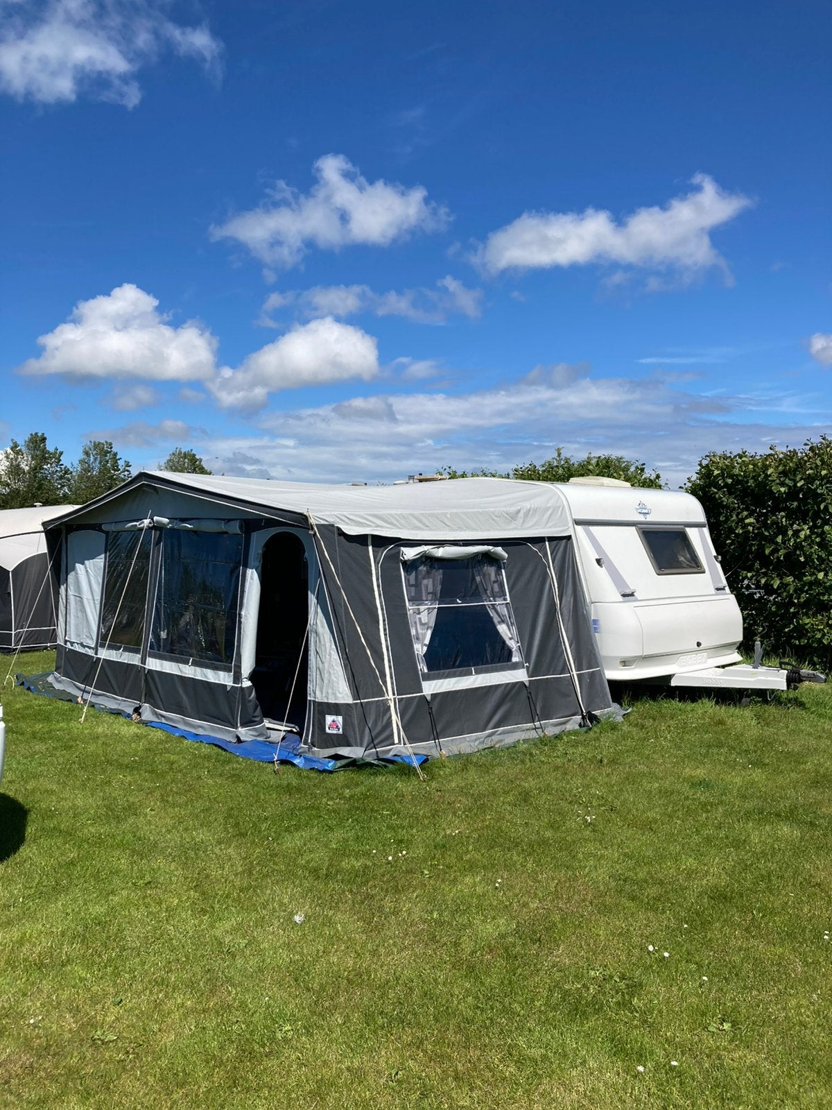 Dorema voortent maat 14 omloop 975-1025 cm, Caravans en Kamperen, Voortenten en Luifels, Ophalen, Gebruikt, Ten Cate All Season 200g/m2