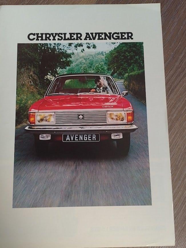Chrysler Avenger autofolder 1977, Ophalen of Verzenden, Nieuw, Overige merken