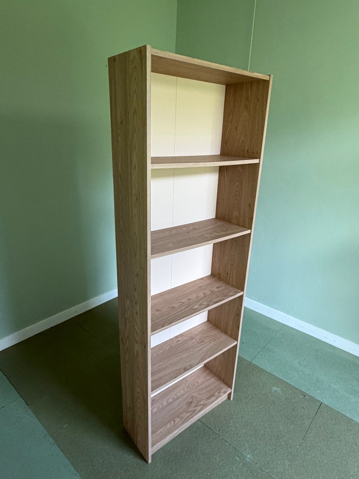 Houten Boekenkast met 5 Planken, Ophalen, Met plank(en), 200 cm of meer, 50 tot 100 cm