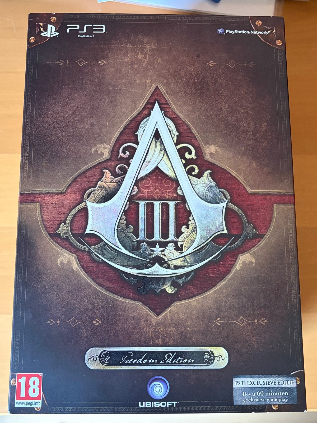 Assassin's Creed 3 Freedom Edition PS3 - Nieuwstaat, Avontuur en Actie, Vanaf 18 jaar, 1 speler, Ophalen of Verzenden