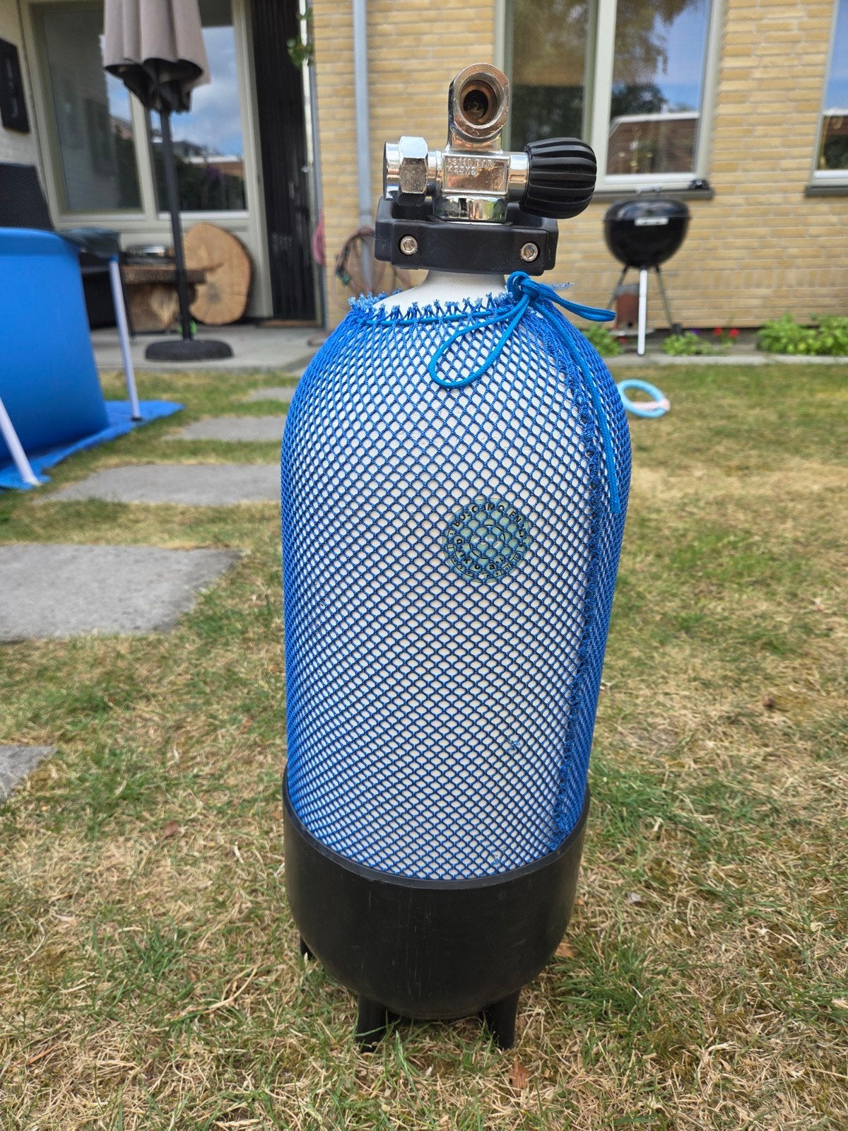 Duikfles 12L - Aquatec - Keuring tot 2027, Watersport en Boten, Duiken, Ophalen, Gebruikt, Duikfles