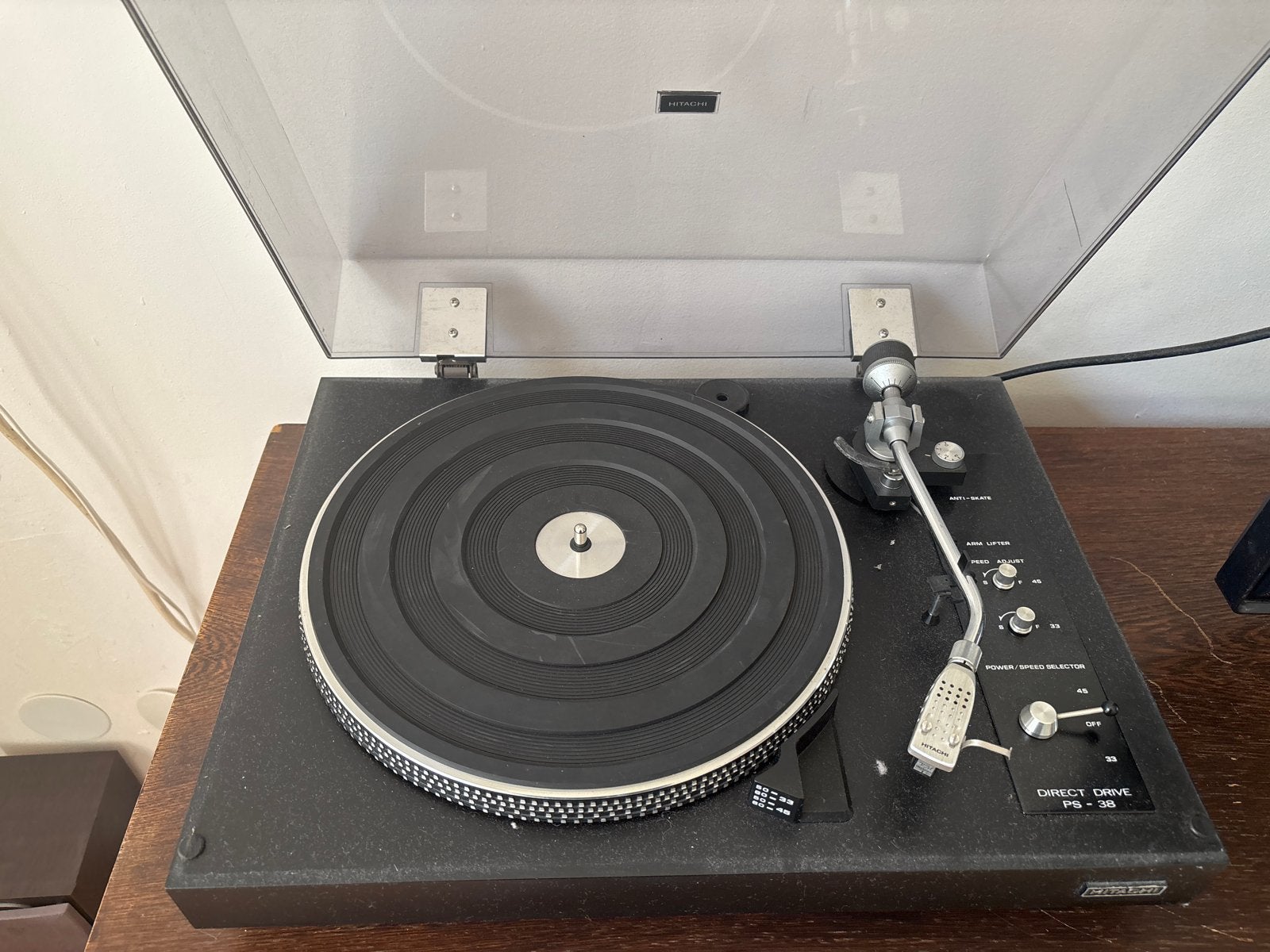 Hitachi Direct Drive Platenspeler PS-38, Audio, Tv en Foto, Platenspelers, Gebruikt, Platenspeler, Overige merken, Ophalen