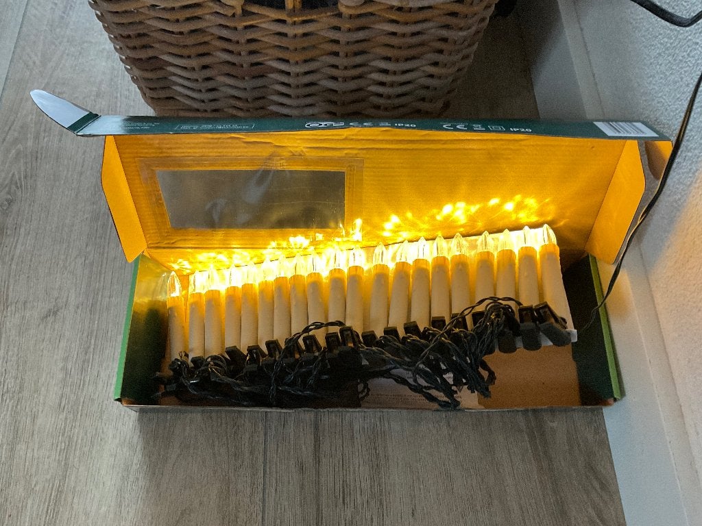 Kerstverlichting Led “ouderwetse “ kaarsjes., Ophalen of Verzenden, Nieuw