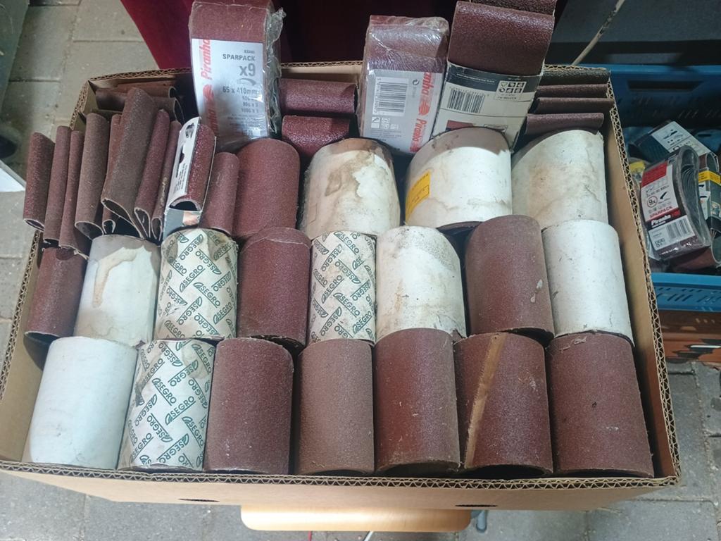 partij nieuwe schuurbanden 35 pakje voor bandschuurmachines, Ophalen of Verzenden, Nieuw, 1200 watt of meer, Bandschuurmachine