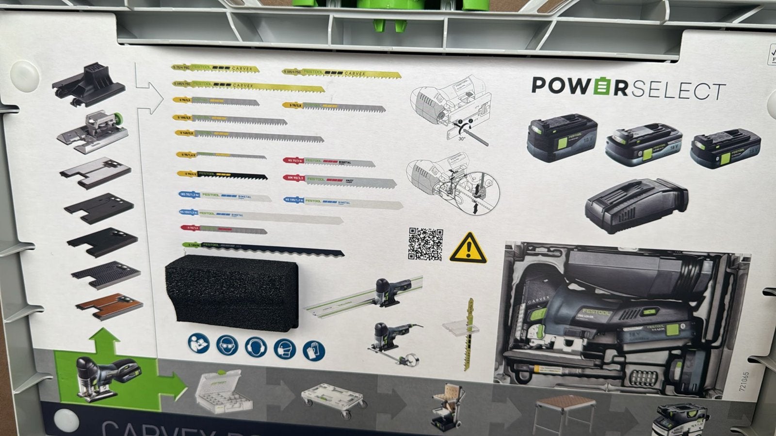 Festool Gereedschap Set: Carvex PSC 420 EB, Vecturo OSC 18, Doe-het-zelf en Verbouw, Ophalen of Verzenden, Zo goed als nieuw