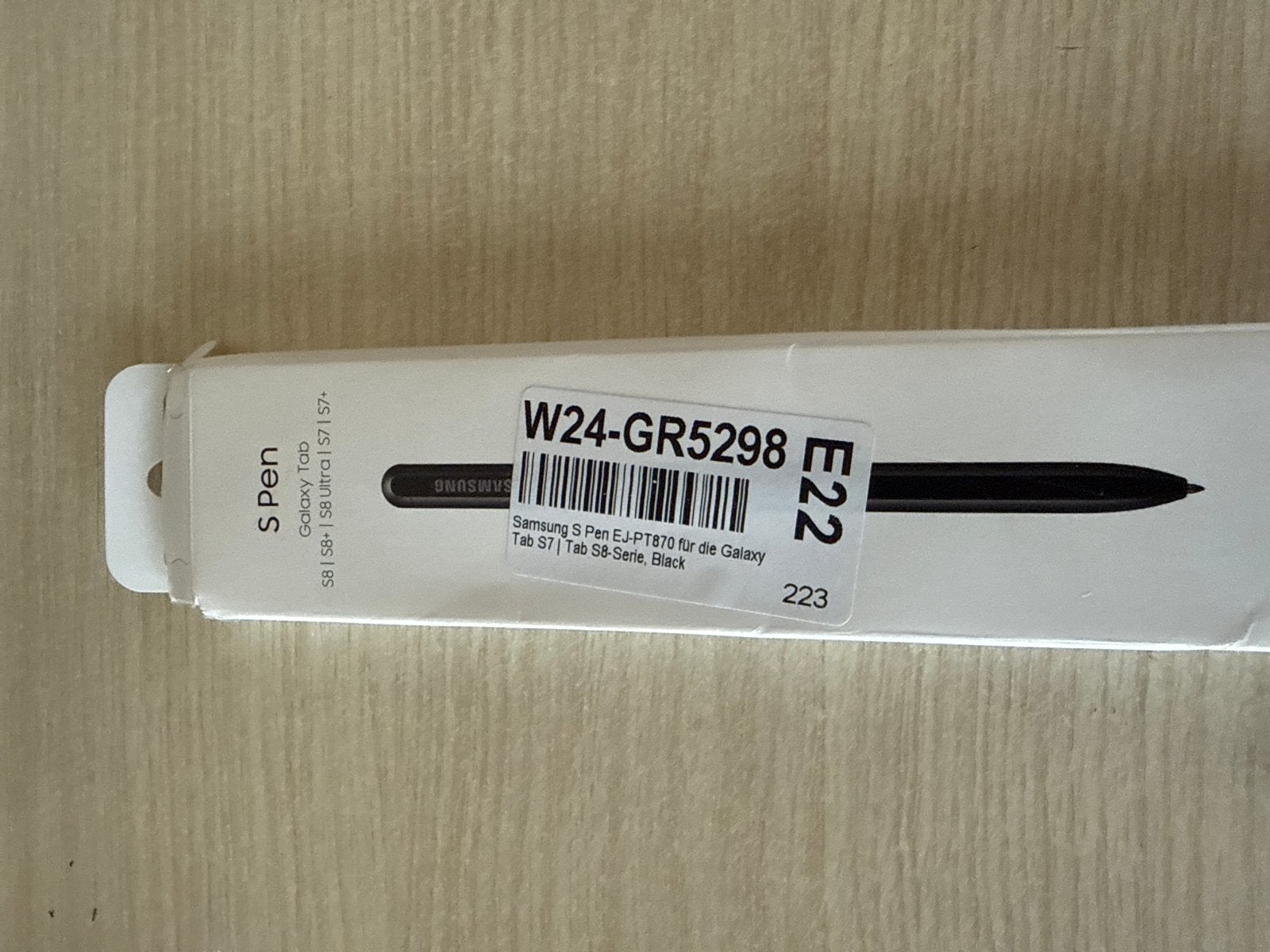 Samsung S Pen EJ-PT870 voor Galaxy Tab S7/S8-serie, Zwart, Computers en Software, Ophalen of Verzenden, Nieuw
