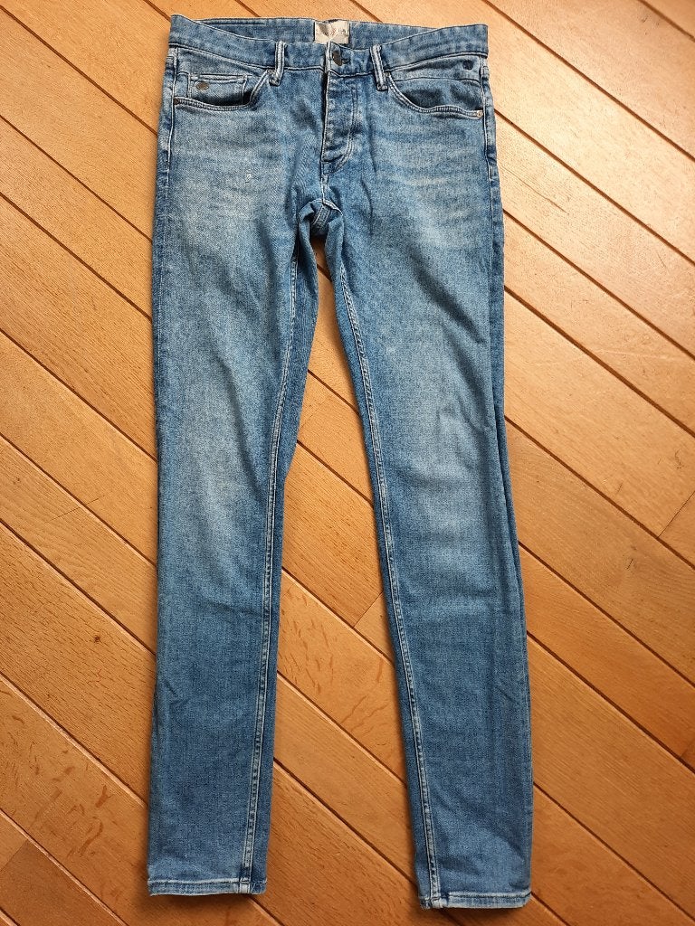 Cast Iron spijkerbroek blauw Riser slim fit 32 x 34, Blauw, W32 (confectie 46) of kleiner, Ophalen of Verzenden, Zo goed als nieuw