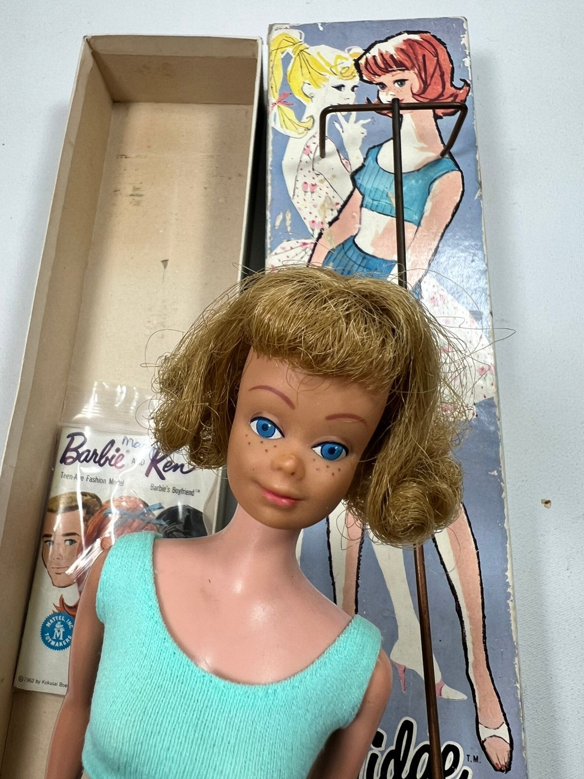 Vintage Barbie Midge in originele doos en accessoires, Ophalen of Verzenden, Gebruikt, Pop