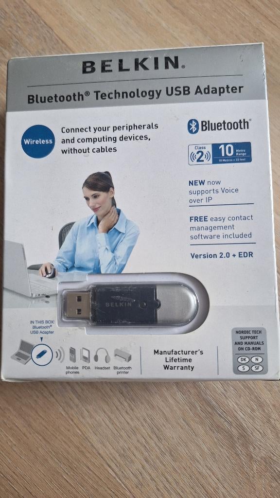 Bluetooth adapter, Ophalen of Verzenden, Nieuw, Extern, Belkin