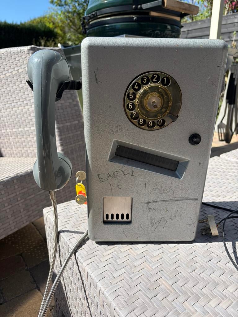 PTT oude munttelefoon, Verzamelen, Automaten | Overige, Ophalen of Verzenden, Gebruikt