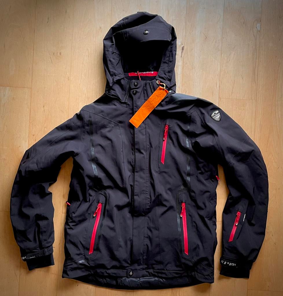Icepeak Ice Peak warm (ski) jack / jas 54 L / XL zwart, Ophalen of Verzenden, Zo goed als nieuw, Maat 52/54 (L), Zwart