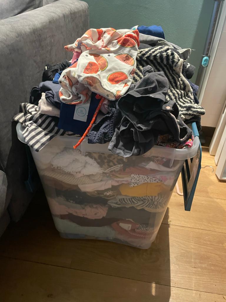 Mega partij meisjeskleding en babybenodigdheden (180+ items), Ophalen, Zo goed als nieuw, Maat 92