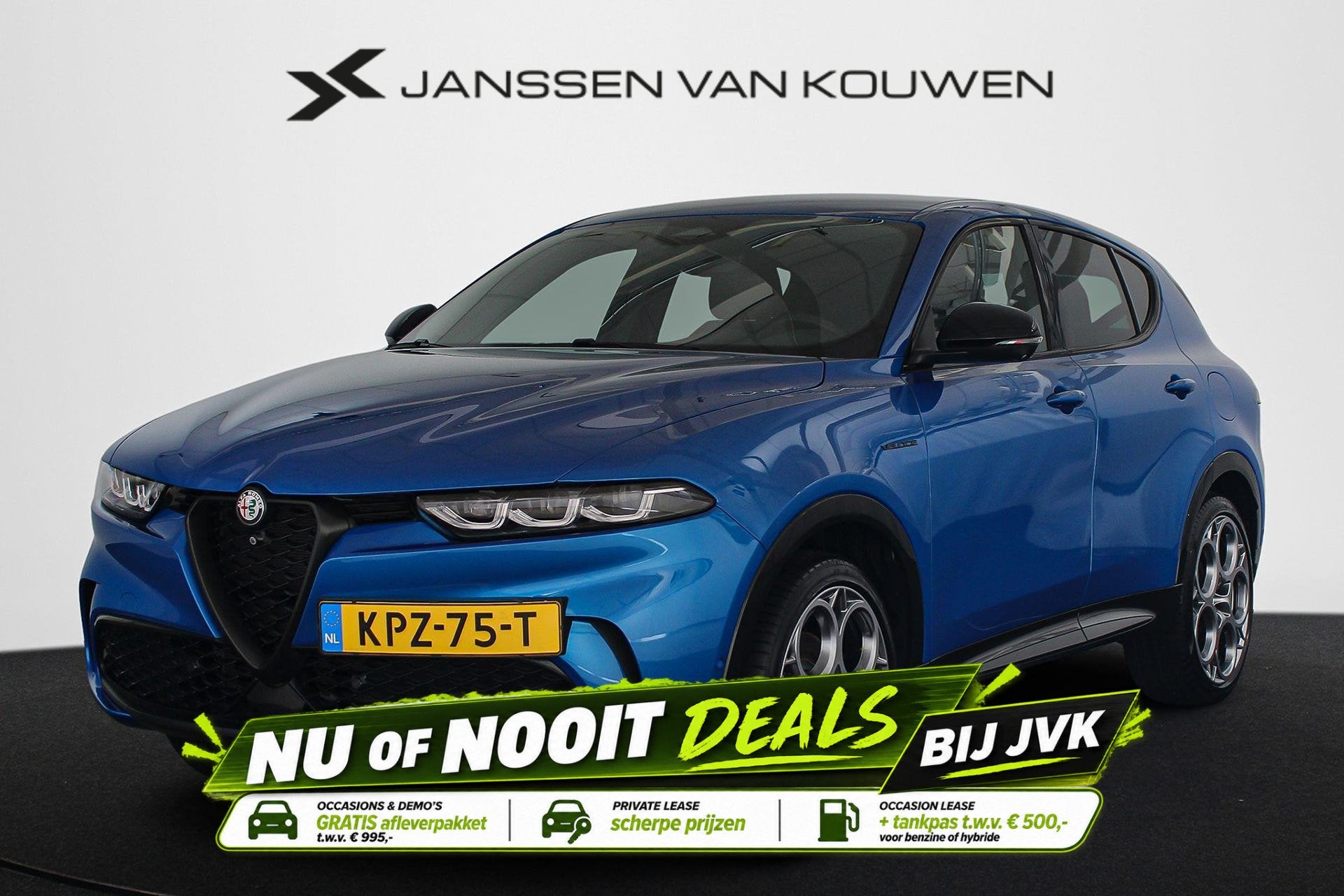 Alfa Romeo Tonale 1.3T PHEV Veloce Leder Stoelventilatie Sto, Auto's, Automaat, 4 cilinders, Bedrijf, Vierwielaandrijving