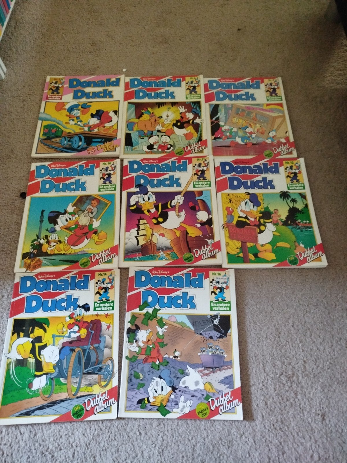 Prachtige Donald Duck dubbelalbum reeks jaren 80, Gelezen, Verzenden, Europa, Meerdere comics