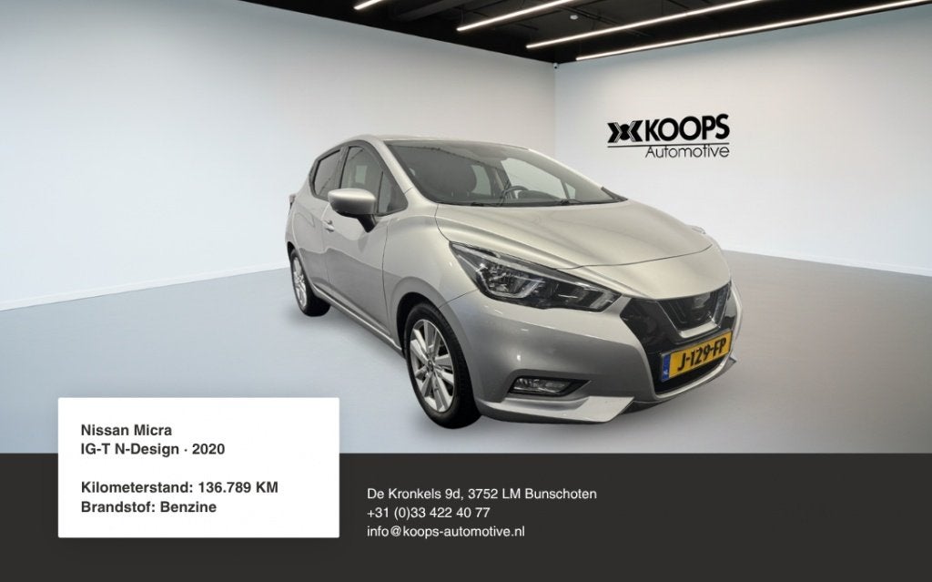 Nissan Micra 1.0 IG-T N-Connecta Car play | Cruise Control |, Voorwielaandrijving, Stof, Origineel Nederlands, 99 pk