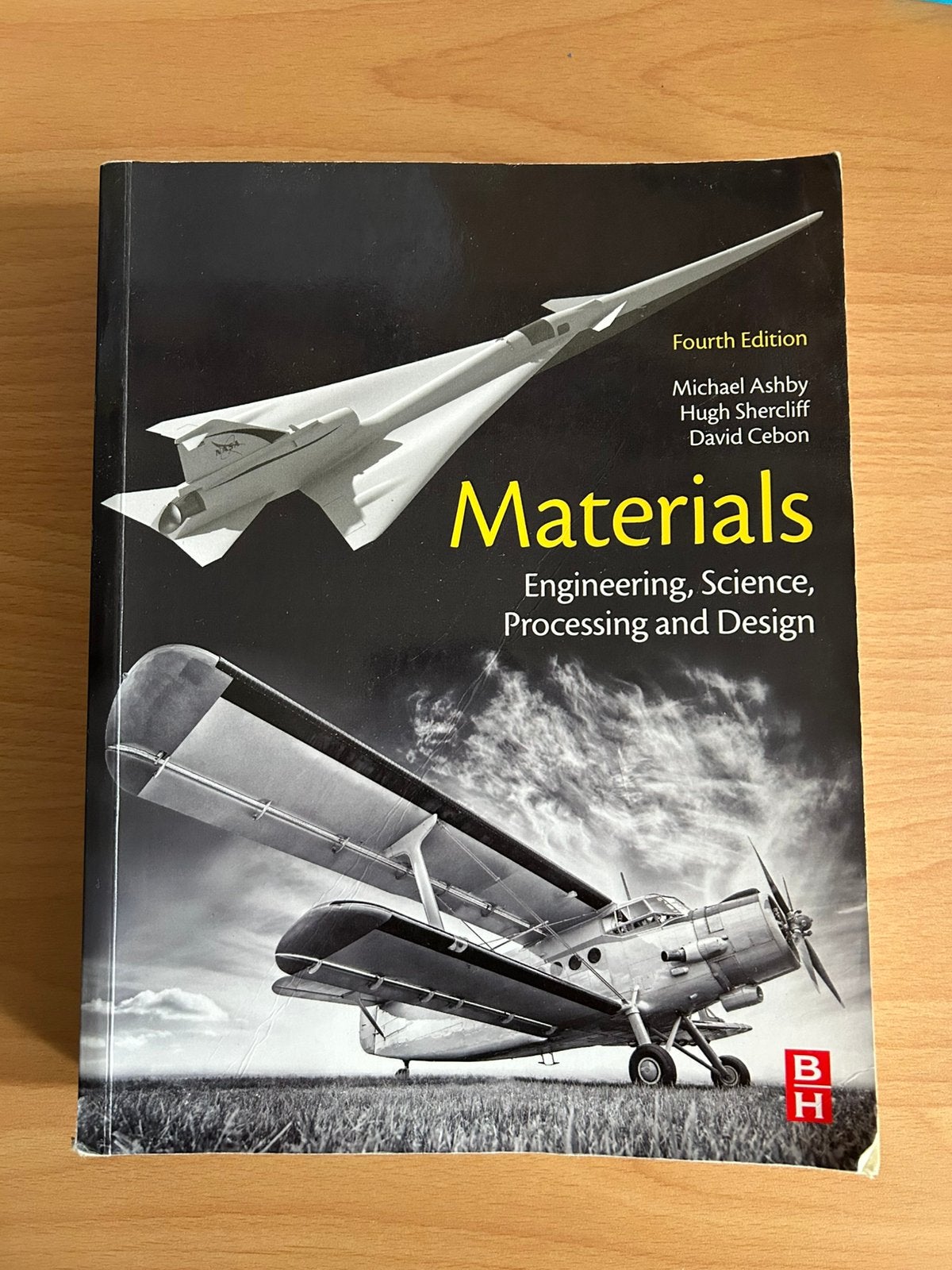 Materials - Michael Ashby - 4e editie, Ophalen of Verzenden, Beta, Zo goed als nieuw, WO