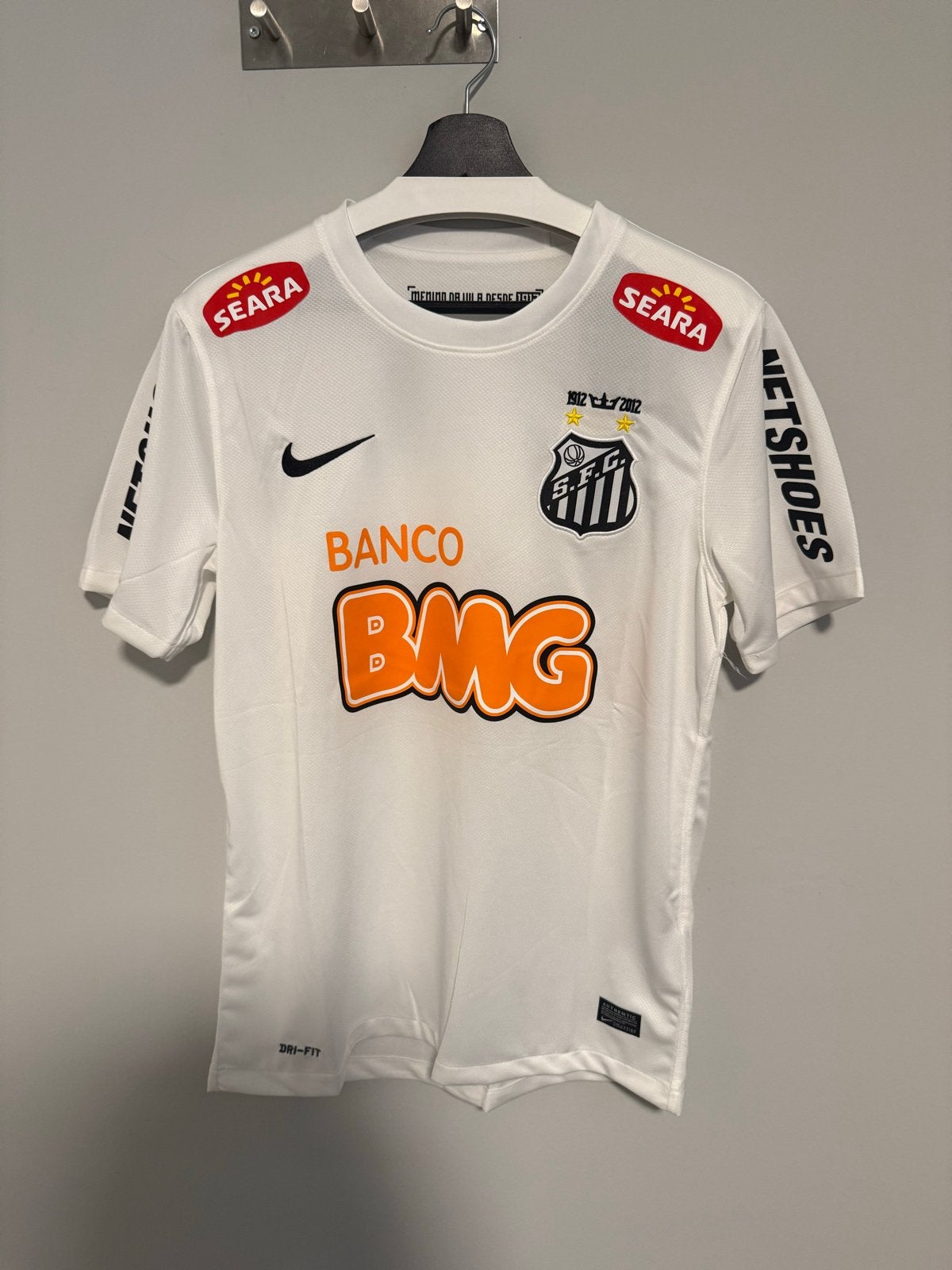 Santos FC Voetbalshirt - Maten M & XXL Beschikbaar, Maat 48/50 (M), Wit, Ophalen of Verzenden, Voetbal