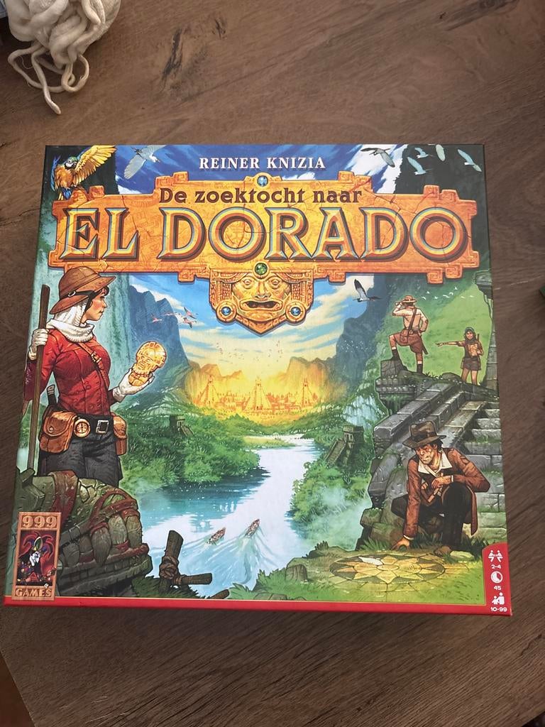 El Dorado Bordspel: De Zoektocht naar de Gouden Stad, Een of twee spelers, Ophalen of Verzenden, Zo goed als nieuw