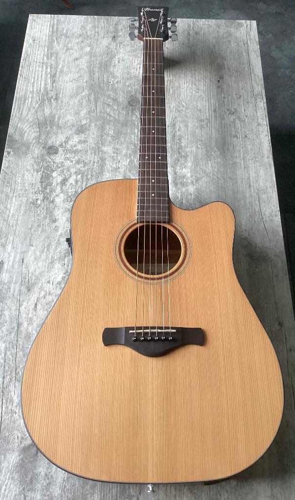 Ibanez AW65ECE-LG, Ophalen, Zo goed als nieuw, Western- of Steelstringgitaar, Met (piezo-)element