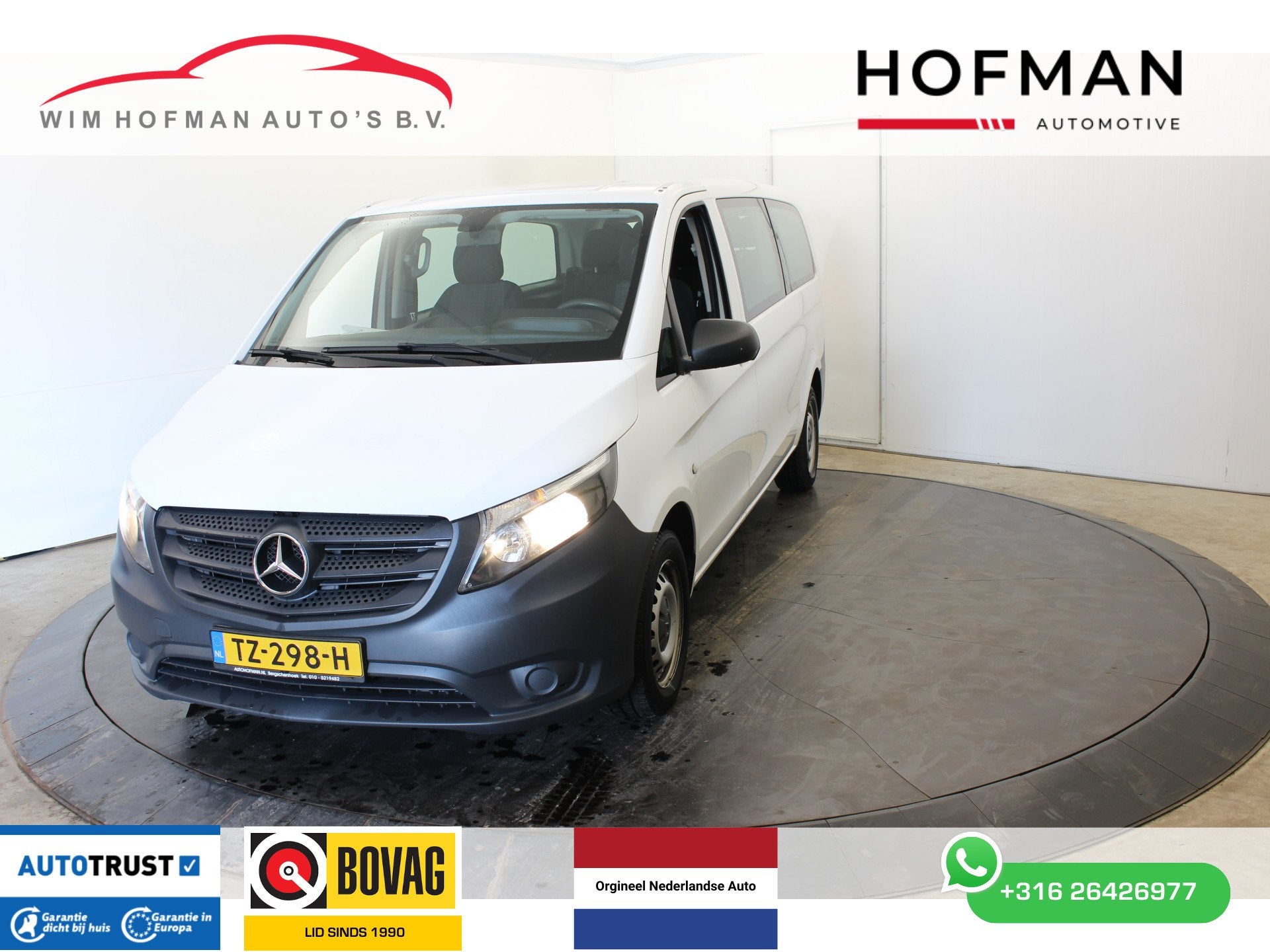 Mercedes-Benz Vito Tourer APK t/m 06-2027 109 BT Extra Lang, Auto's, Voorwielaandrijving, Gebruikt, Euro 6, 255 €/maand