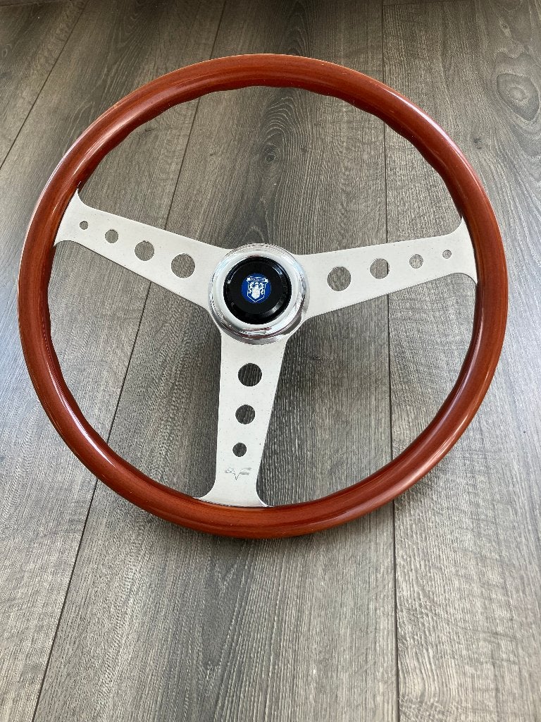 "Collaudo Made in Italy” Vintage Houten Sportstuur bj. 8-69, Ophalen of Verzenden, Gebruikt, Mini