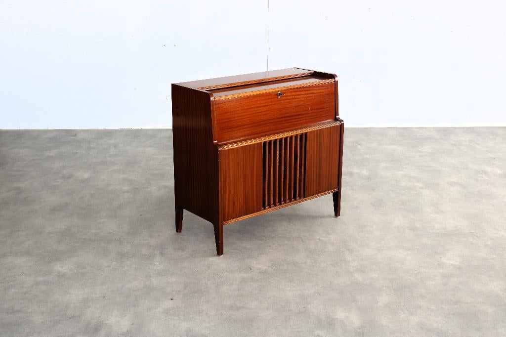 vintage audiomeubel | radio | jaren 50 | Philips, Ophalen of Verzenden