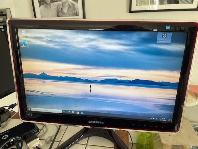 Keurige Samsung 22inch monitor compleet, Ophalen, Gebruikt, Kantelbaar, Samsung
