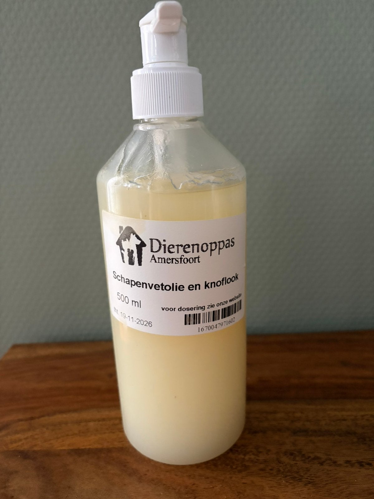 Schapenvetolie met knoflook voor de hond, Ophalen of Verzenden, Nieuw