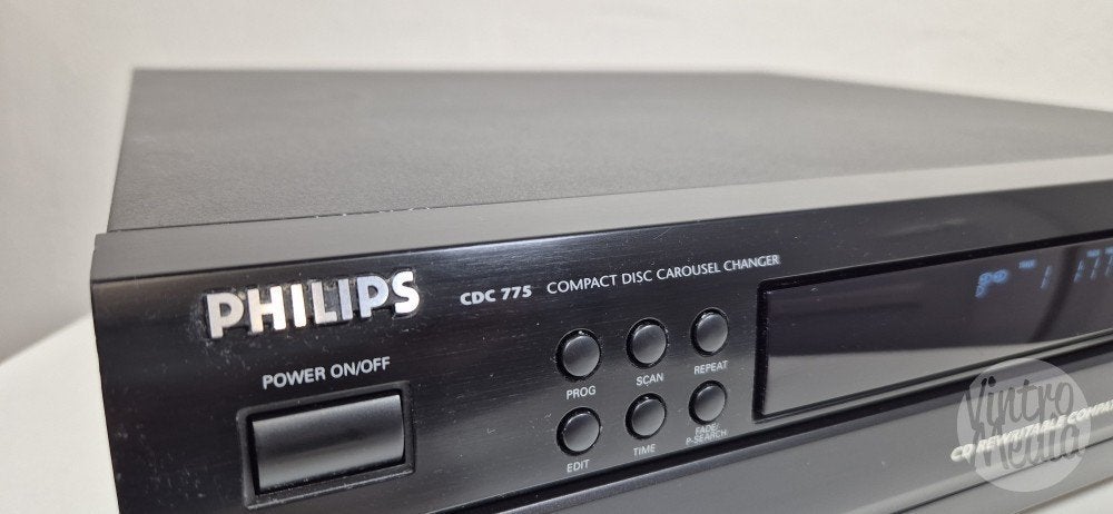 Philips CDC775 CD-Speler | CD-Wisselaar | 5 CD's | CDC 775, Ophalen of Verzenden, Refurbished, Philips, Wisselaar