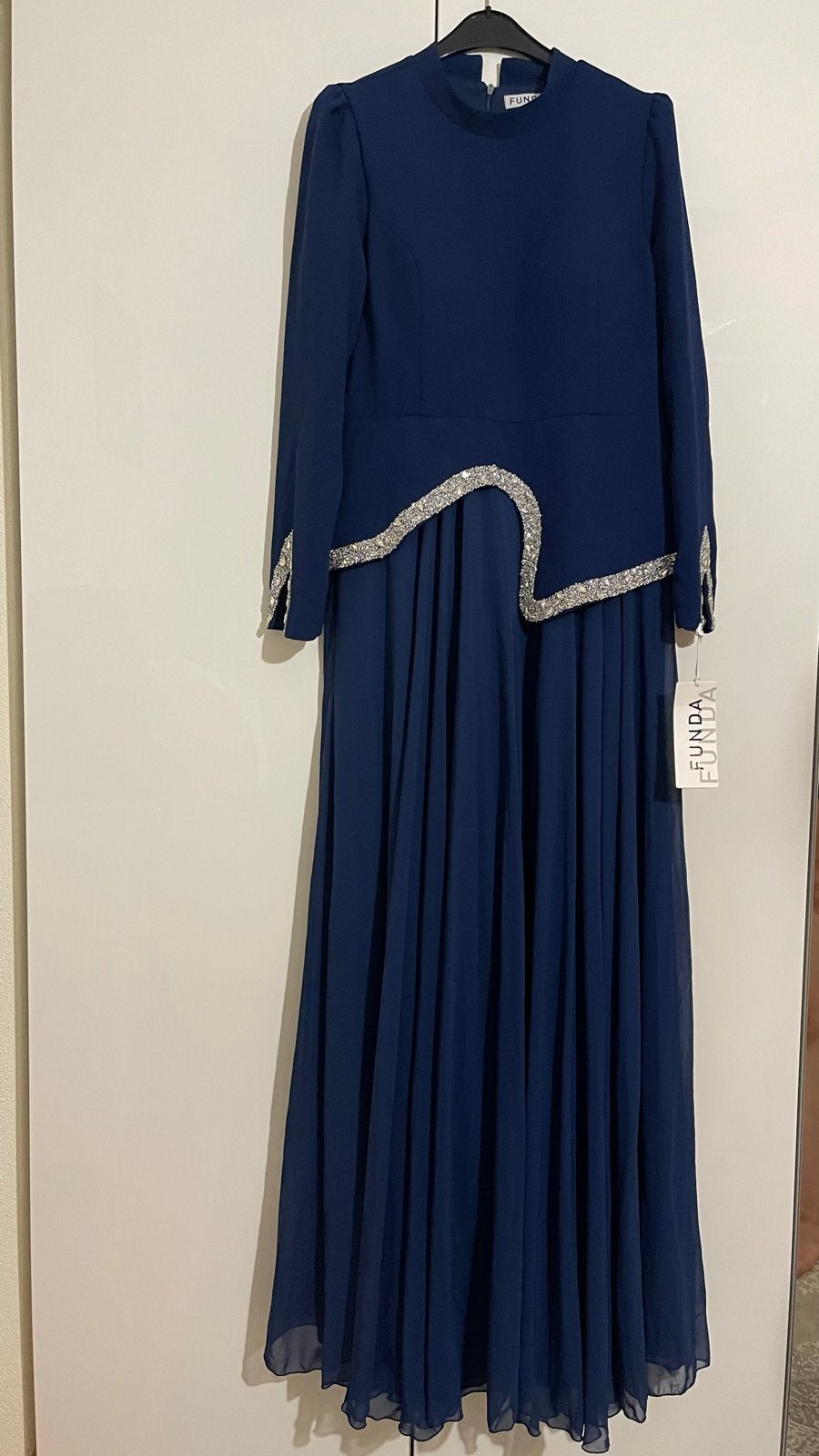 Funda Galajurk Maat 44 (XL) - Nieuwstaat, Galajurk, Blauw, Maat 46/48 (XL) of groter, Nieuw