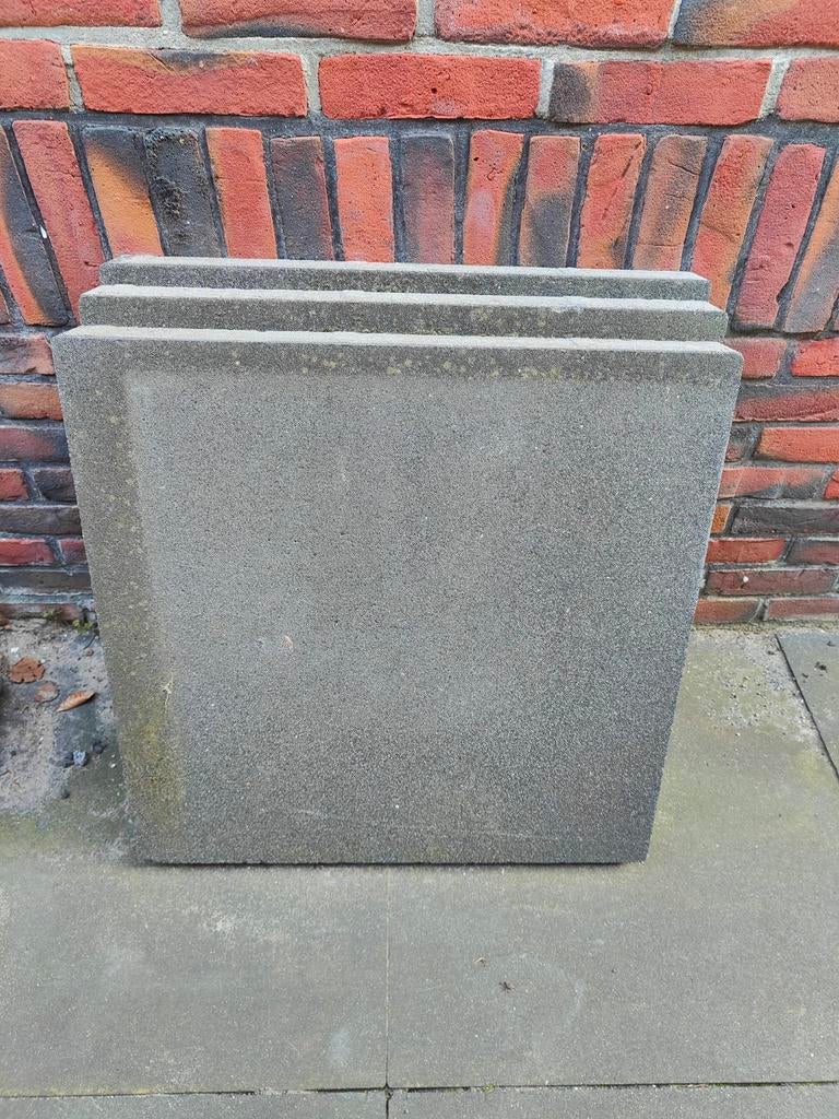 11 terrastegels 60x60x6 cm ( bijna 4m²), Tuin en Terras, Tegels en Klinkers, Ophalen, Gebruikt, Minder dan 5 m², Terrastegels