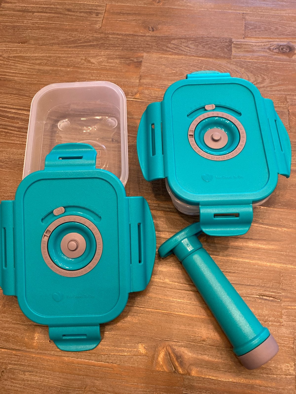 To good to go vershouddozen met vacuümpomp - 2 stuks, Ophalen, Gebruikt, Overige kleuren, Bewaardoos