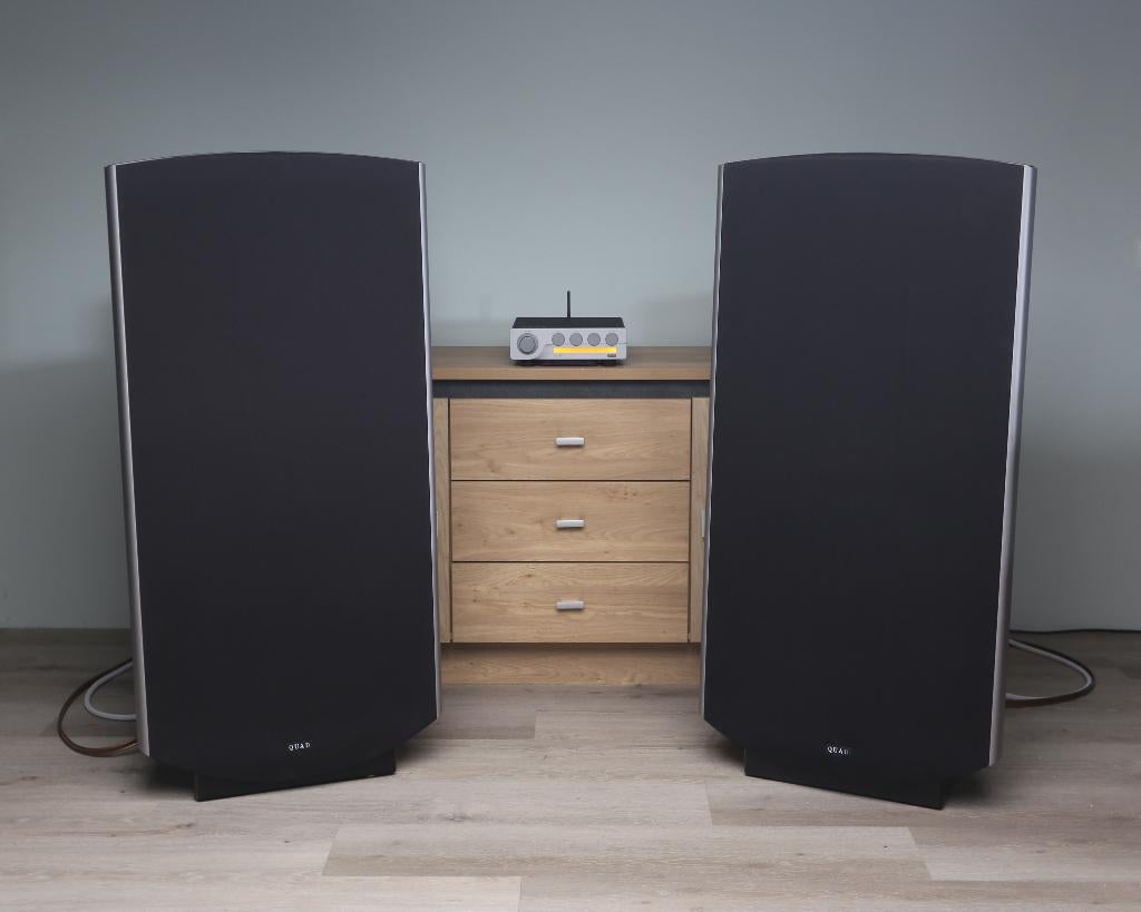 Quad ESL 2905 in nieuwstaat met 2 jaar garantie, Overige merken, Ophalen of Verzenden, Zo goed als nieuw, 120 watt of meer