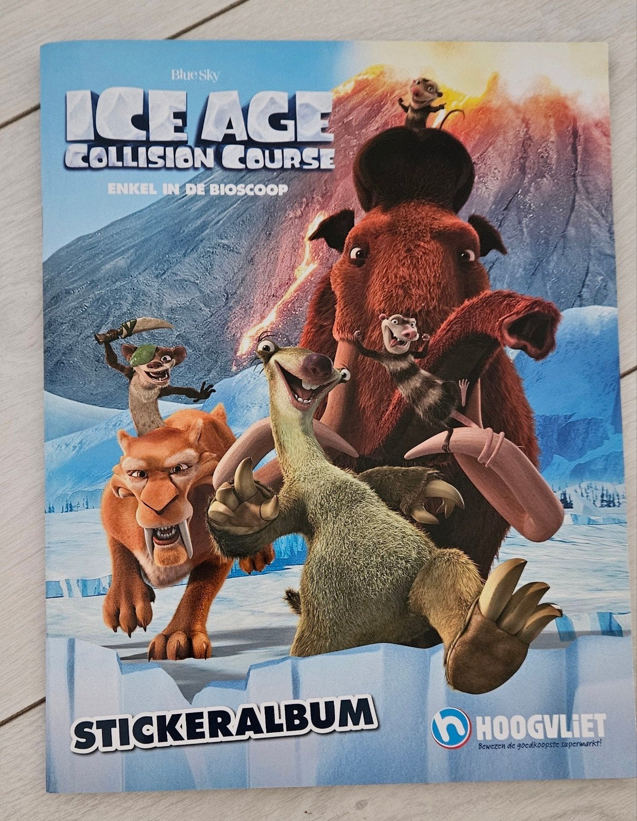 Ice Age Collision Course Stickerboek - Hoogvliet, Ophalen, Zo goed als nieuw, Film, Tv of Omroep