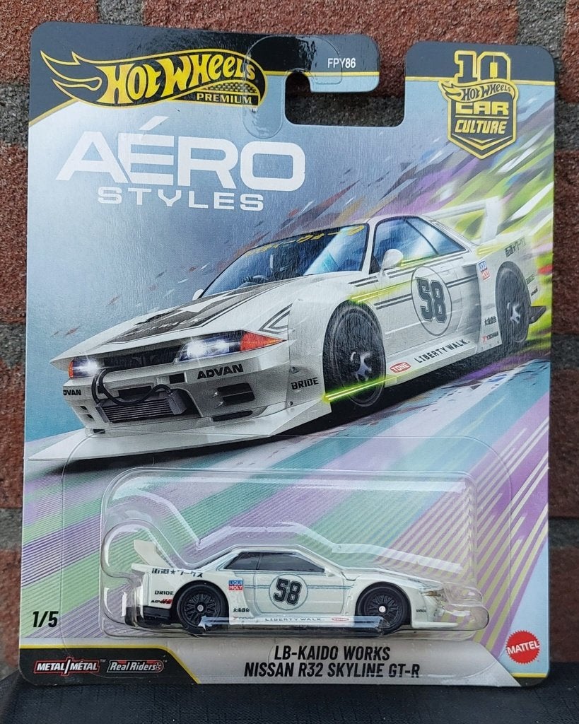 Hot Wheels 1/64 LB-Kaido Works Nissan R32 Skyline GT-R #58, Ophalen of Verzenden, Nieuw, Auto