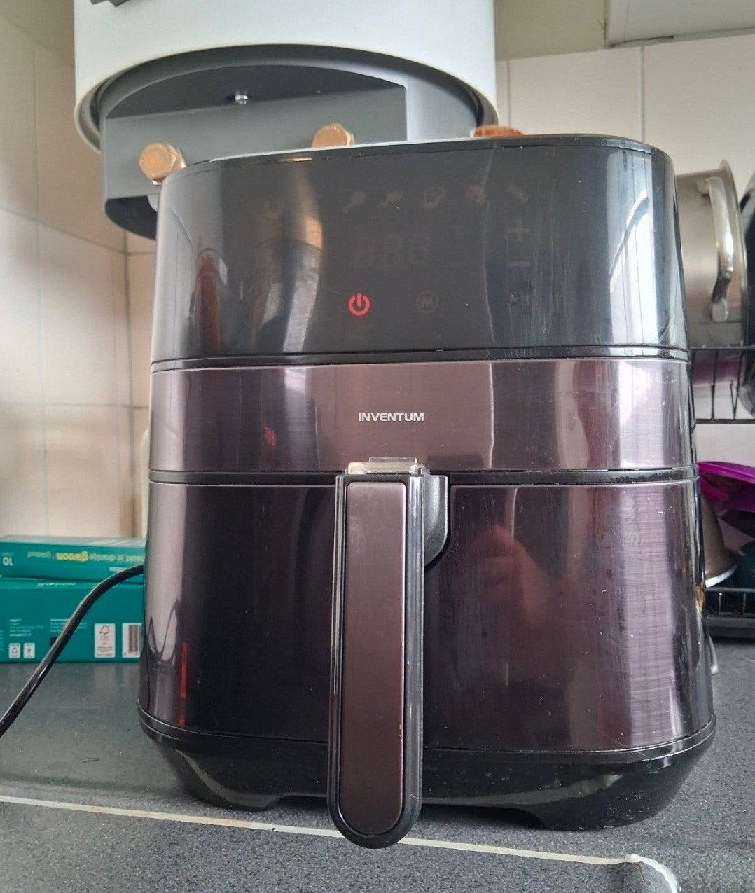 Inventum Airfryer - Zo goed als nieuw, Ophalen of Verzenden, Zo goed als nieuw, Airfryer, 1000 t/m 1499 gram