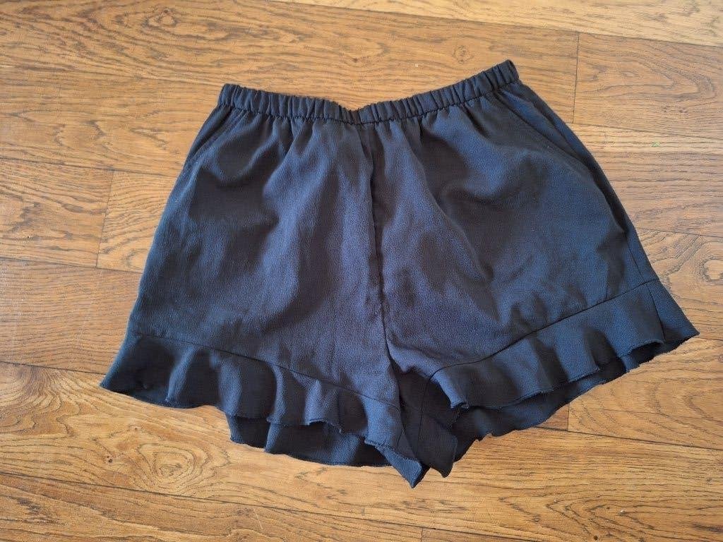 Zwarte korte broek maat 170, Broek, Gebruikt, Meisje, H&M