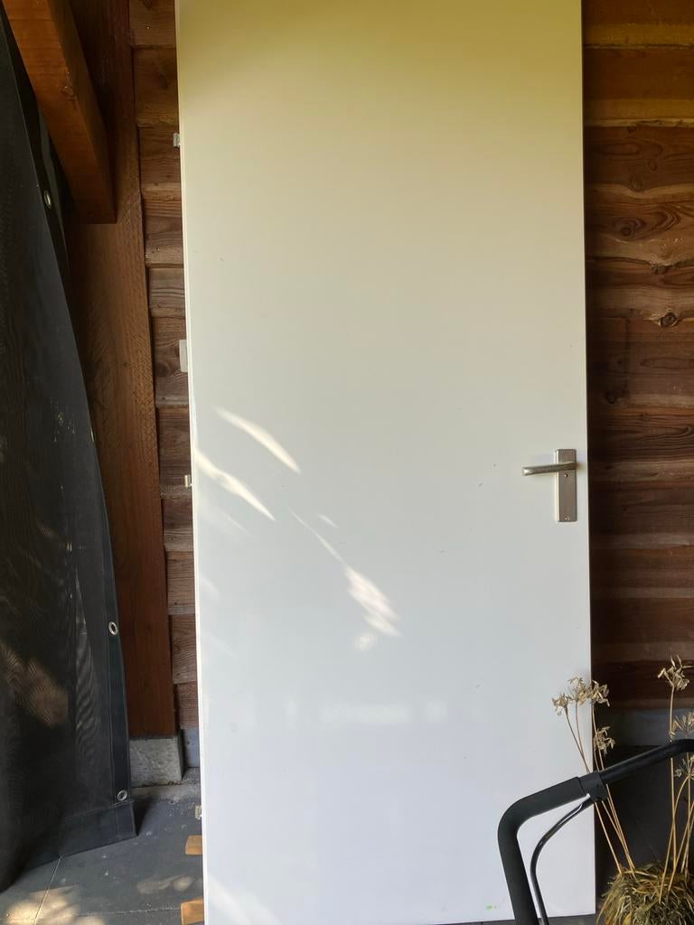 Witte opdek binnendeur 88x211,5 cm, Ophalen, Gebruikt, 80 tot 100 cm, Binnendeur