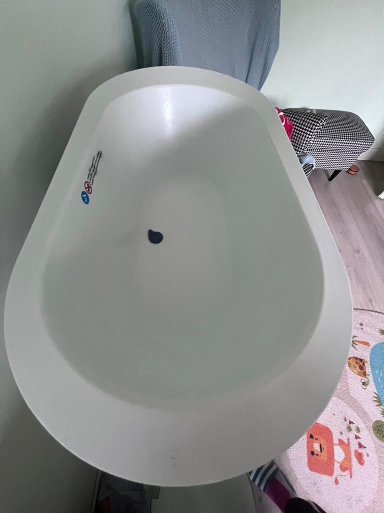 We-Too Babybadje met standaard plus baby badzitje, Zo goed als nieuw, Badje, Standaard, Ophalen