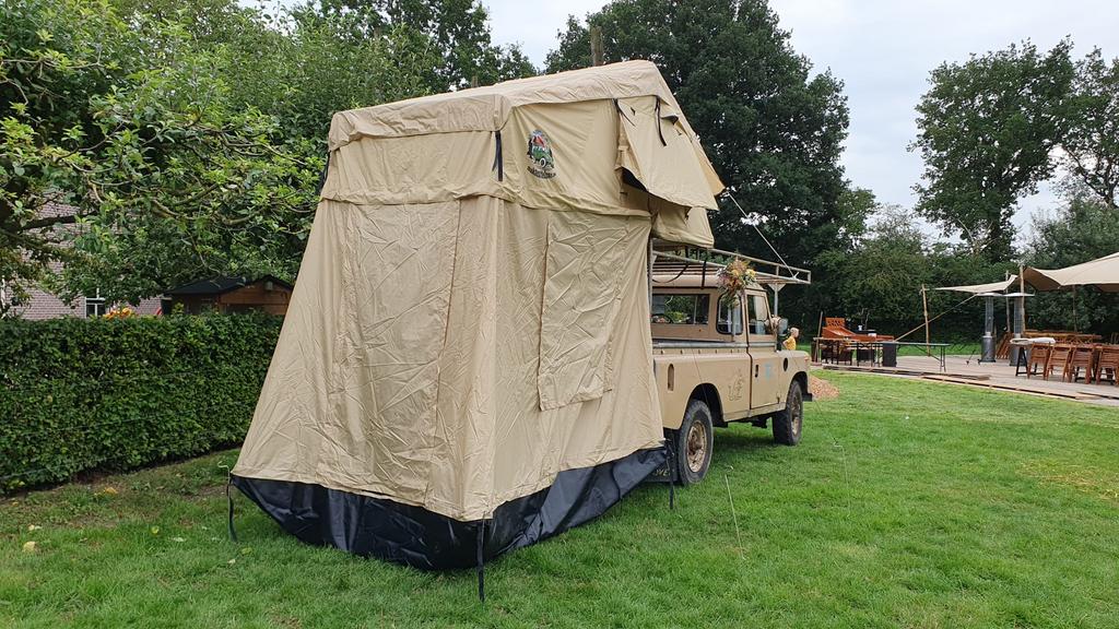 Ruime Daktent luxe extra goed matras, Caravans en Kamperen, Tenten, Ophalen of Verzenden, Zo goed als nieuw, Tot en met 2