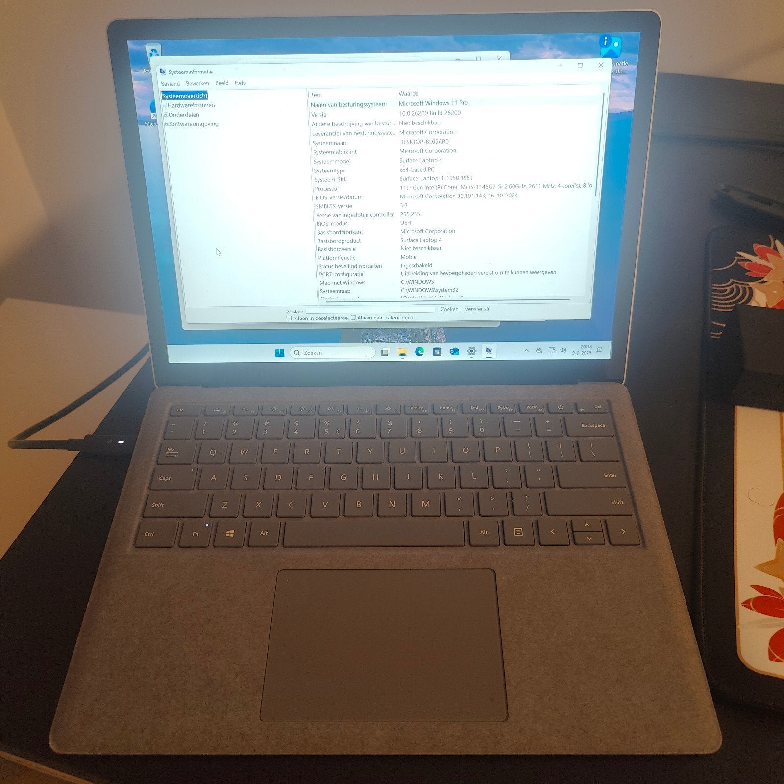 Microsoft Surface Laptop 4 - i5 - 8GB RAM - 256GB SSD, Ophalen, 256 GB, 2 tot 3 Ghz, Qwerty