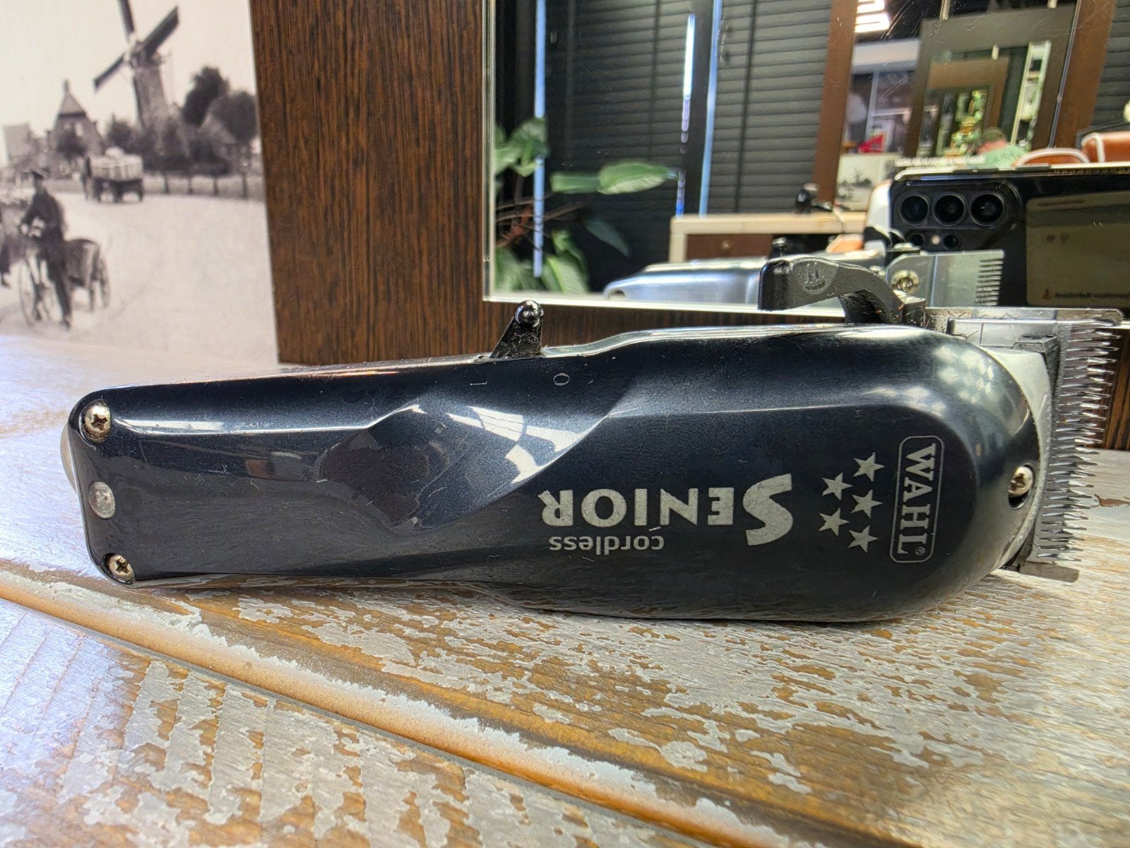 Wahl Senior Cordless Tondeuse - ( 2 x ), Ophalen of Verzenden, Gebruikt, Tondeuse