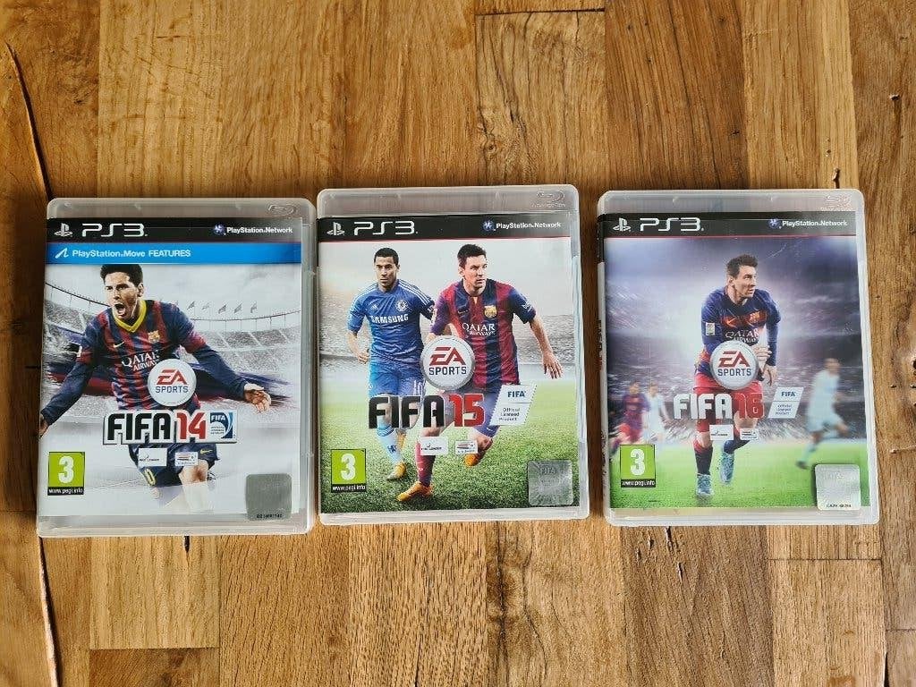 Playstation3 spellen - FIFA 14-15-16, Gebruikt, Ophalen of Verzenden, Sport, 3 spelers of meer