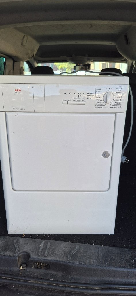 AEG wasdroger 36600, Ophalen, 6 tot 8 kg, Gebruikt, Anti-kreukfase
