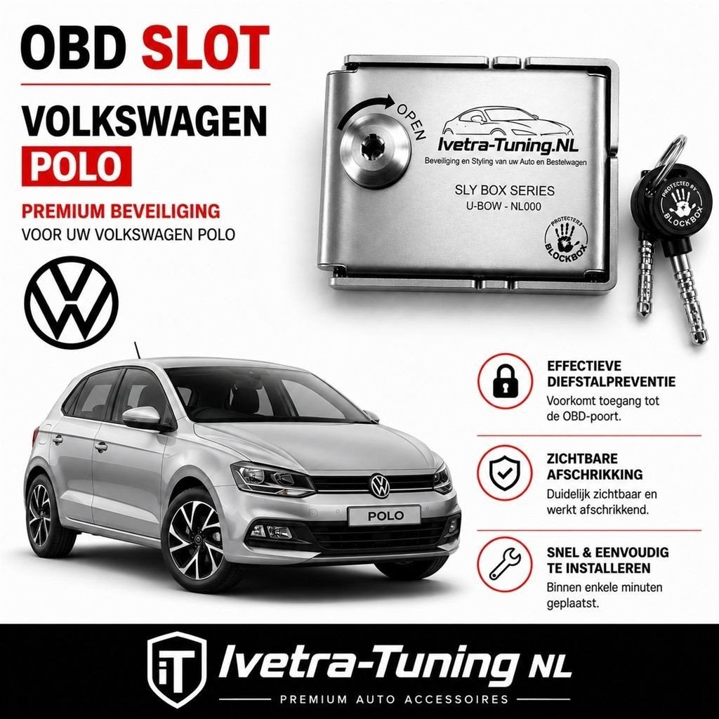 OBD Slot Volkswagen Polo | ODB Lock VW Polo, Verzenden, Info@ivetra-tuning.nl | www.ivetra-tuning.nl, Ivetra-Tuning NL, Huissen