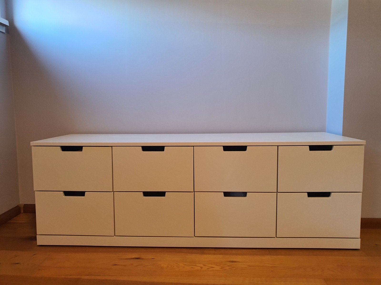 IKEA NORDLI Ladekast - Wit - 160x54x47 cm, Huis en Inrichting, Ophalen, 5 laden of meer, 150 tot 200 cm, Zo goed als nieuw