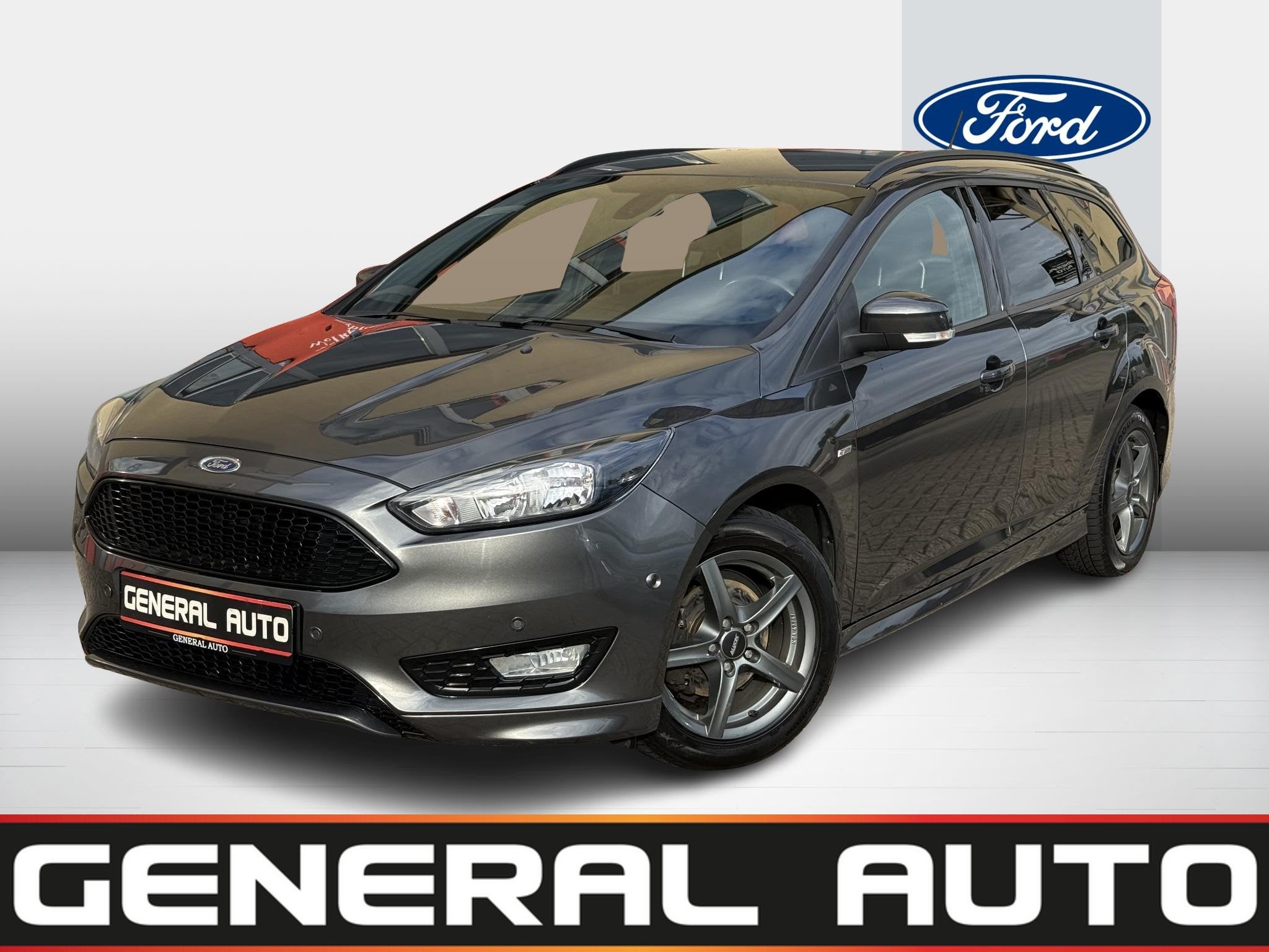 Ford Focus Wagon 1.0 EcoBoost ST Line, Navi, Nieuwe Distribu, Gebruikt, 1283 kg, Lane Keeping Assist, Handgeschakeld