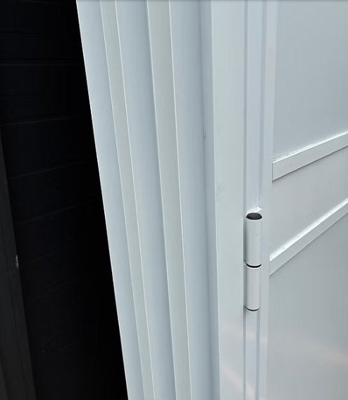 Aluminium dubbele schuurdeuren, Deurkozijn, Aluminium, Zo goed als nieuw, 150 tot 225 cm